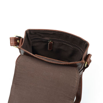 Mini Horizon Handmade Leather Satchel - Image 3