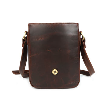 Mini Horizon Handmade Leather Satchel - Image 6