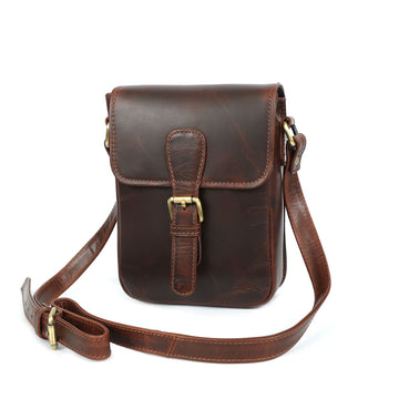 Mini Horizon Handmade Leather Satchel - Image 7