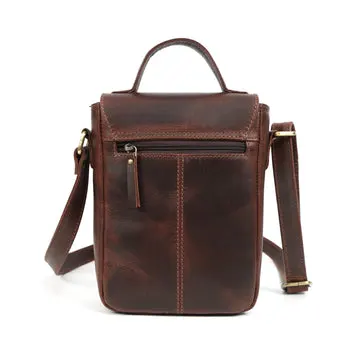 Mini Valley Handmade Leather Satchel - Image 3
