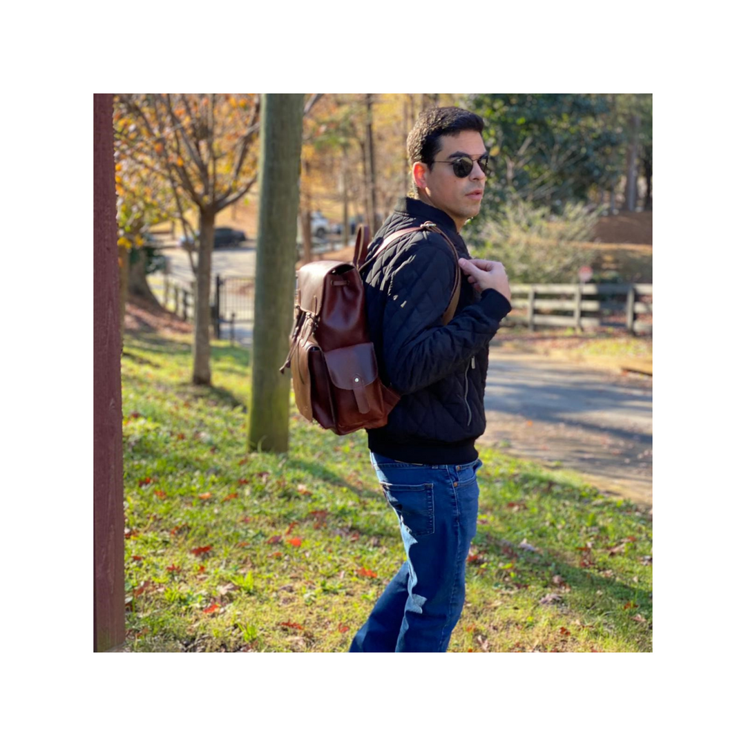 Oakley Buffalo Leather Backpack - Image 7