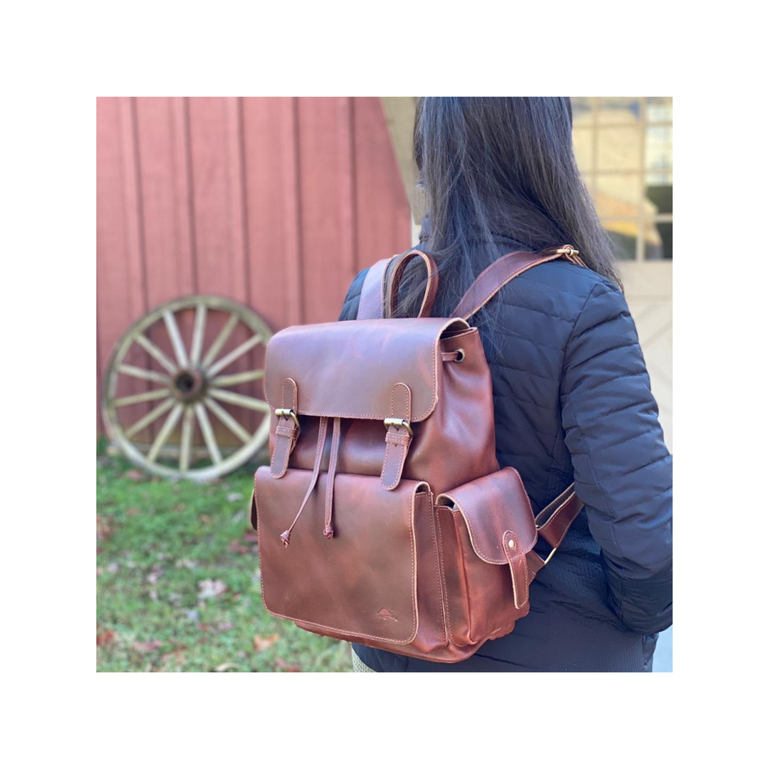 Oakley Buffalo Leather Backpack - Image 8