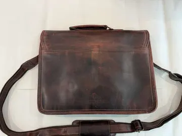 Parker Leather Messenger Bag for Men (Open Box) - Image 5