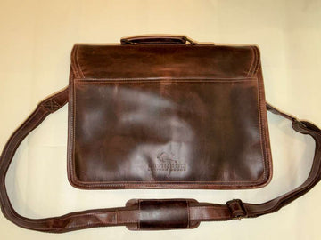 Parker Leather Messenger Bag for Men (Open Box) - Image 4