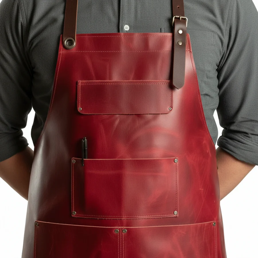 Red Prime Cut Butcher Apron - Image 2