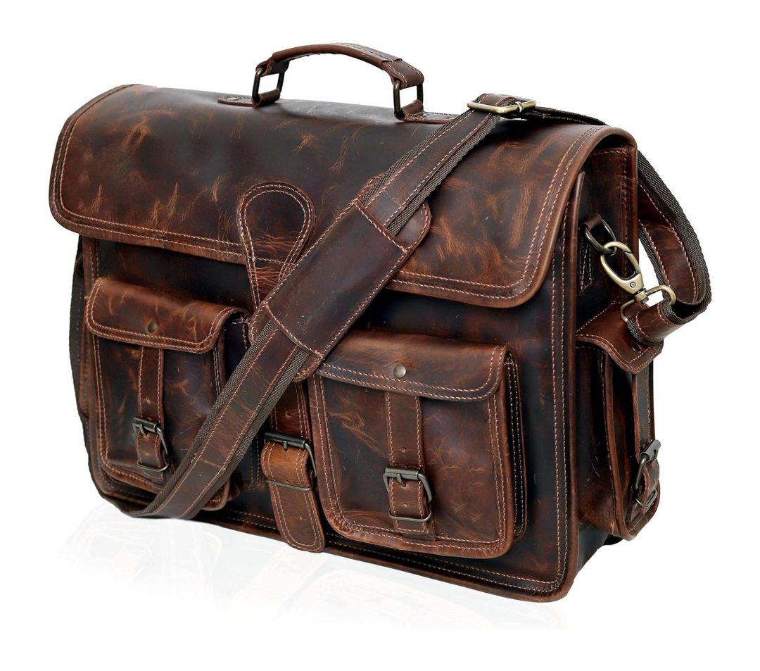 Ashford Buffalo Leather Briefcase - Image 2