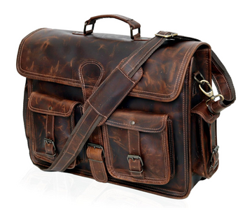 Ashford Buffalo Leather Briefcase