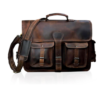 Ashford Buffalo Leather Briefcase - Image 2