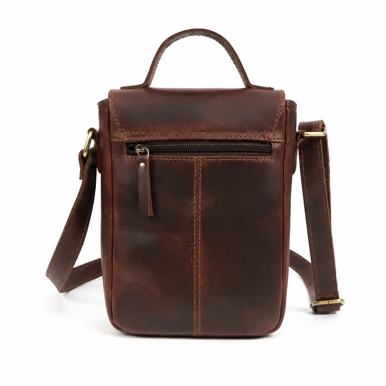 Mini Valley Handmade Leather Satchel - Image 3