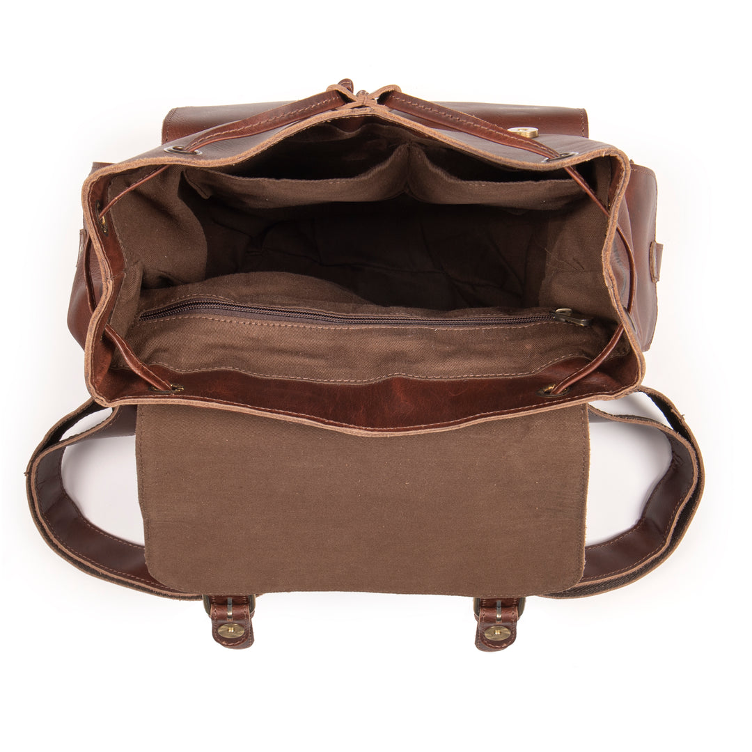 Oakley Buffalo Leather Backpack - Image 5