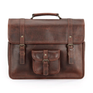 Stone Buffalo Leather Briefcase
