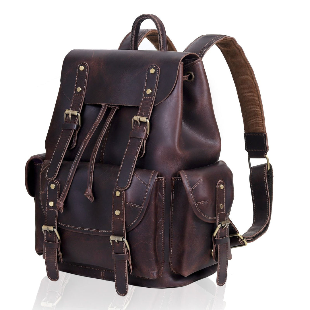 Robin Buffalo Leather Backpack