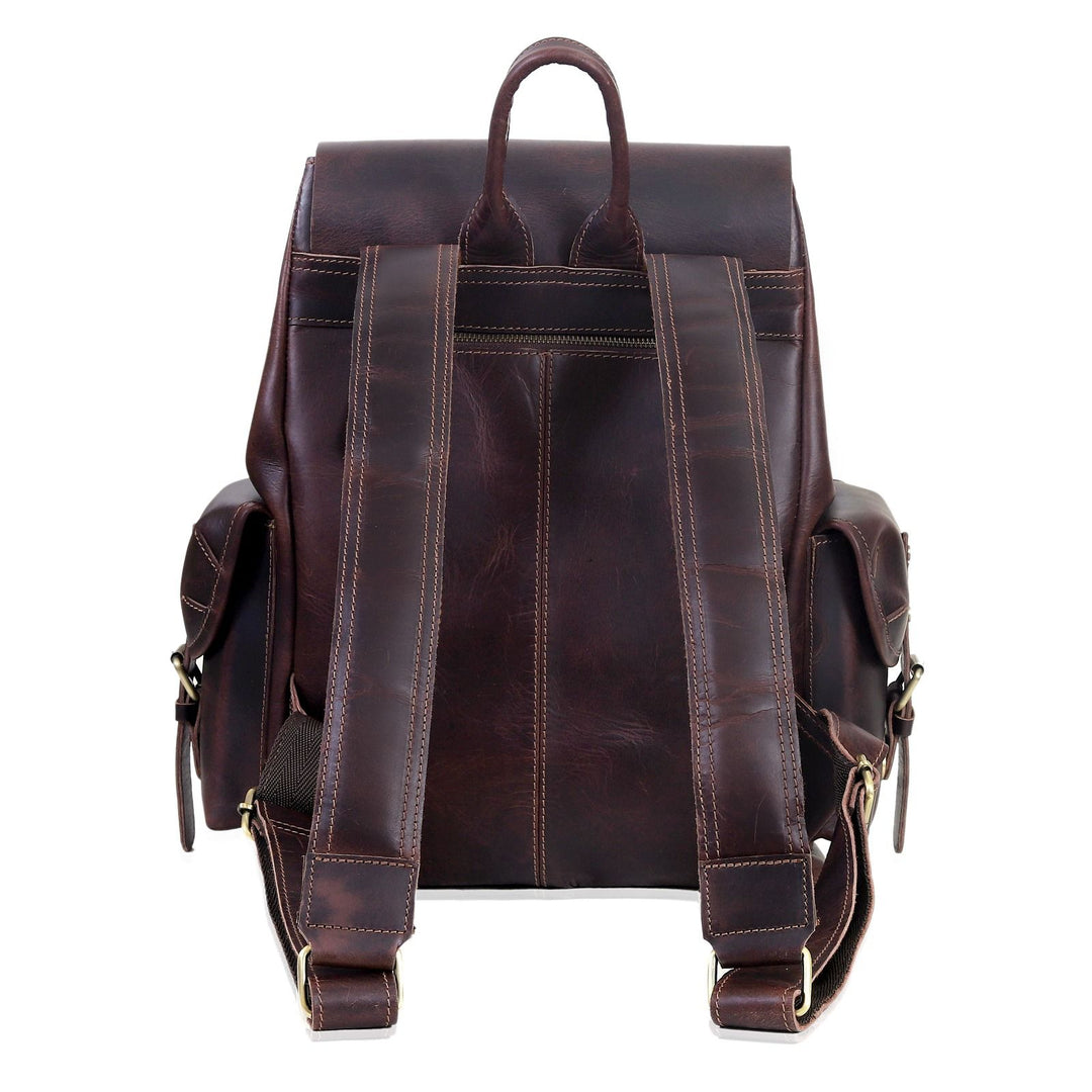 Robin Buffalo Leather Backpack - Image 3