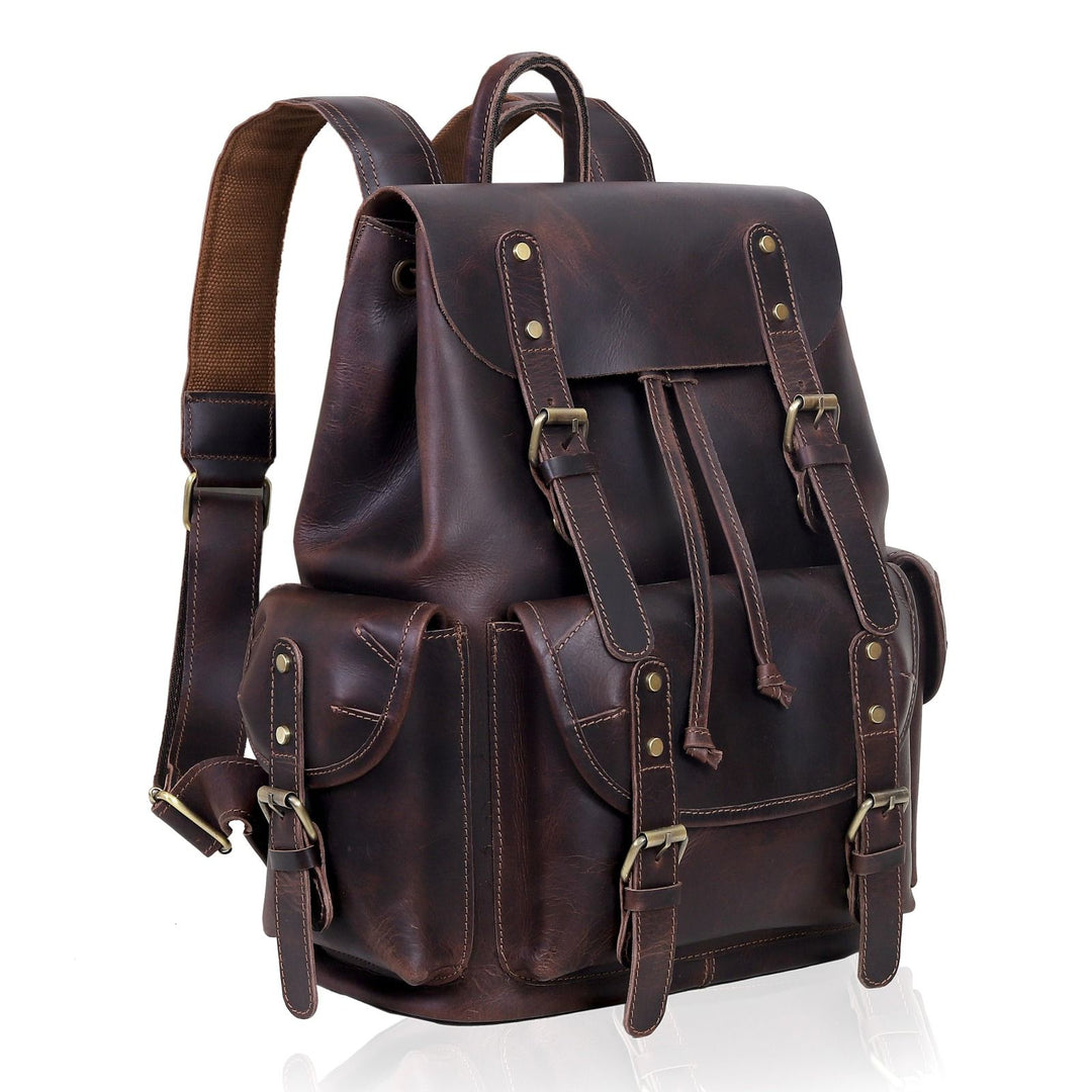 Robin Buffalo Leather Backpack - Image 5