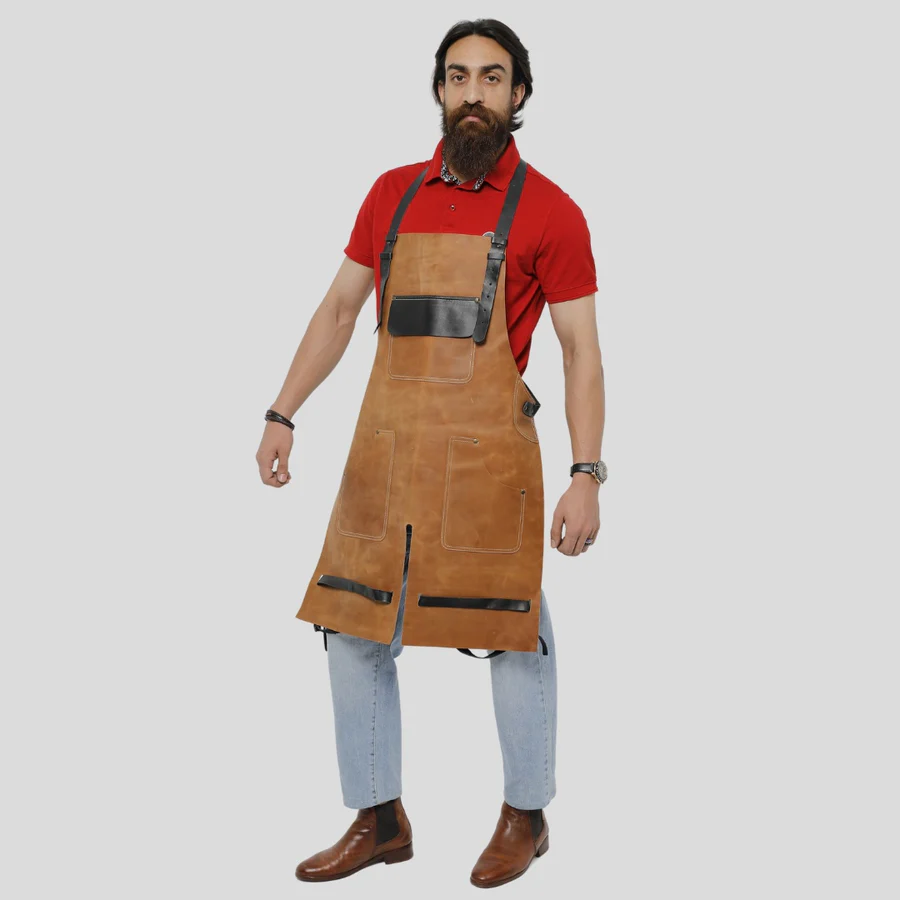 Reinforced Blacksmith Apron Split Leg - Image 3