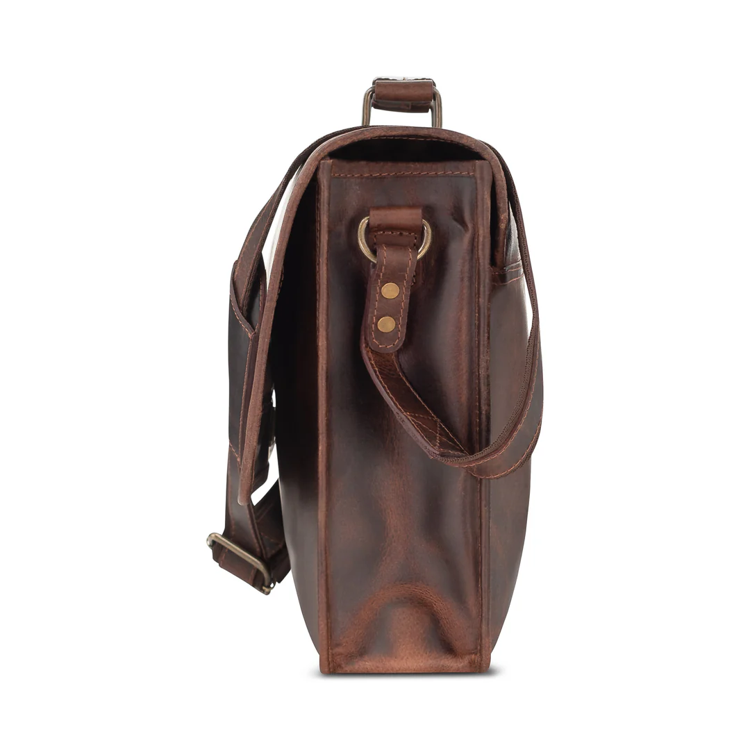 Parker Leather Messenger Bag for Men - Image 3