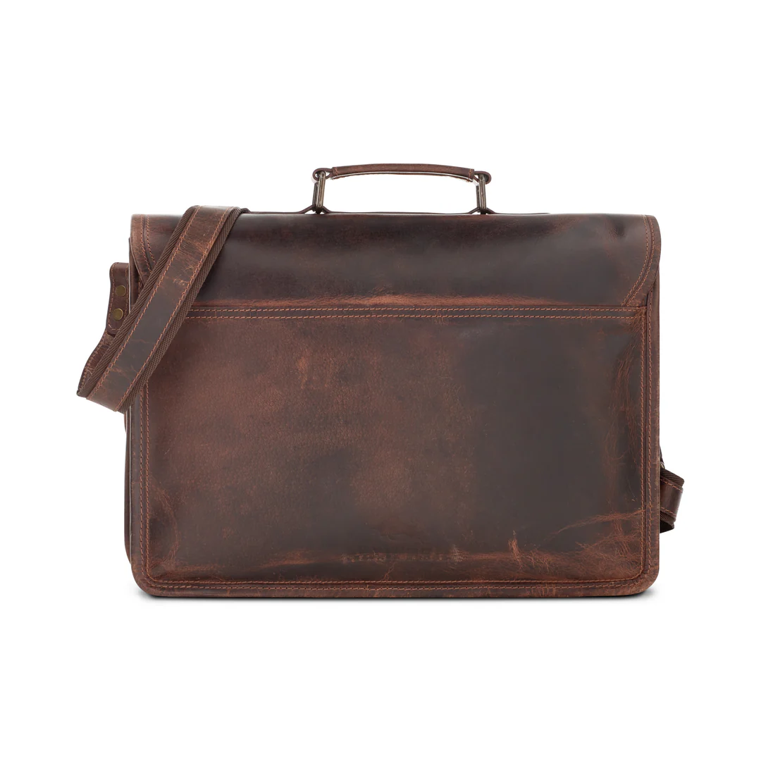 Parker Leather Messenger Bag for Men - Image 4