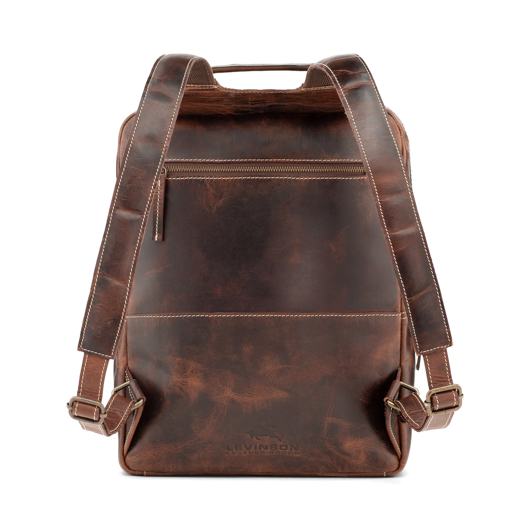 Opal Buffalo Leather Backpack - Image 3
